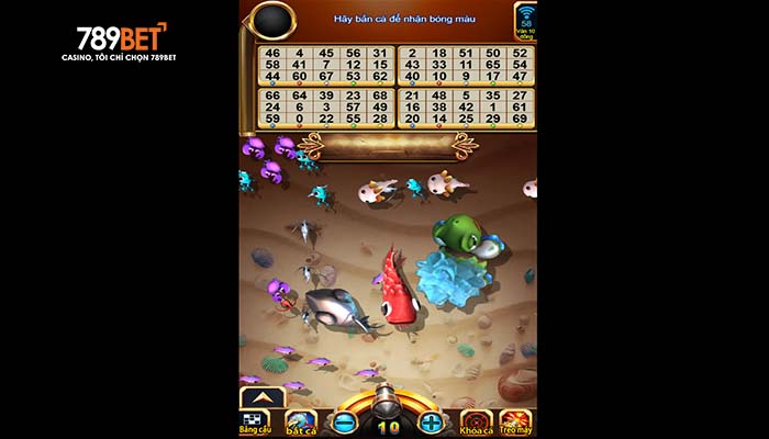 Giao diện chính của bắn cá Bingo tại 789BET